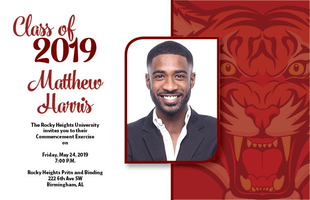 Matthew Harris Graduation Announcement