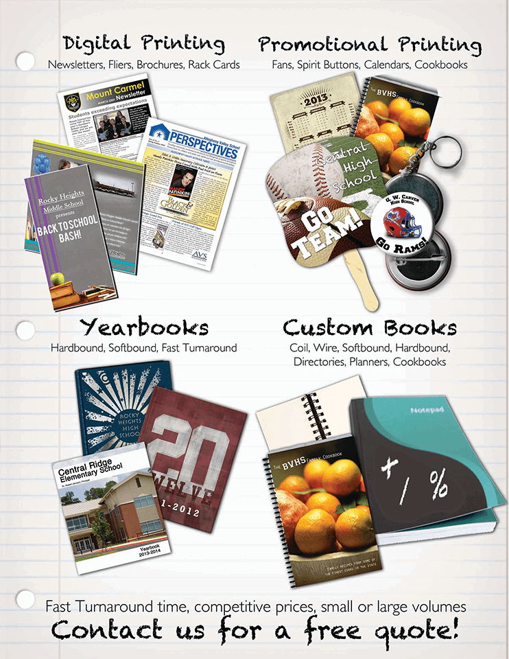 Custom Printing Services for Schools